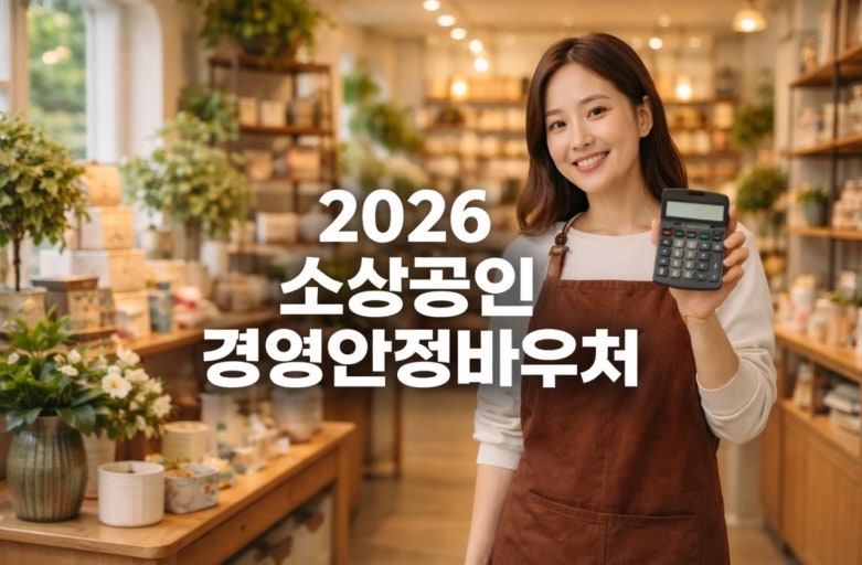 26년 소상공인 25만원 경영안정 바우처 신청 매출기준 