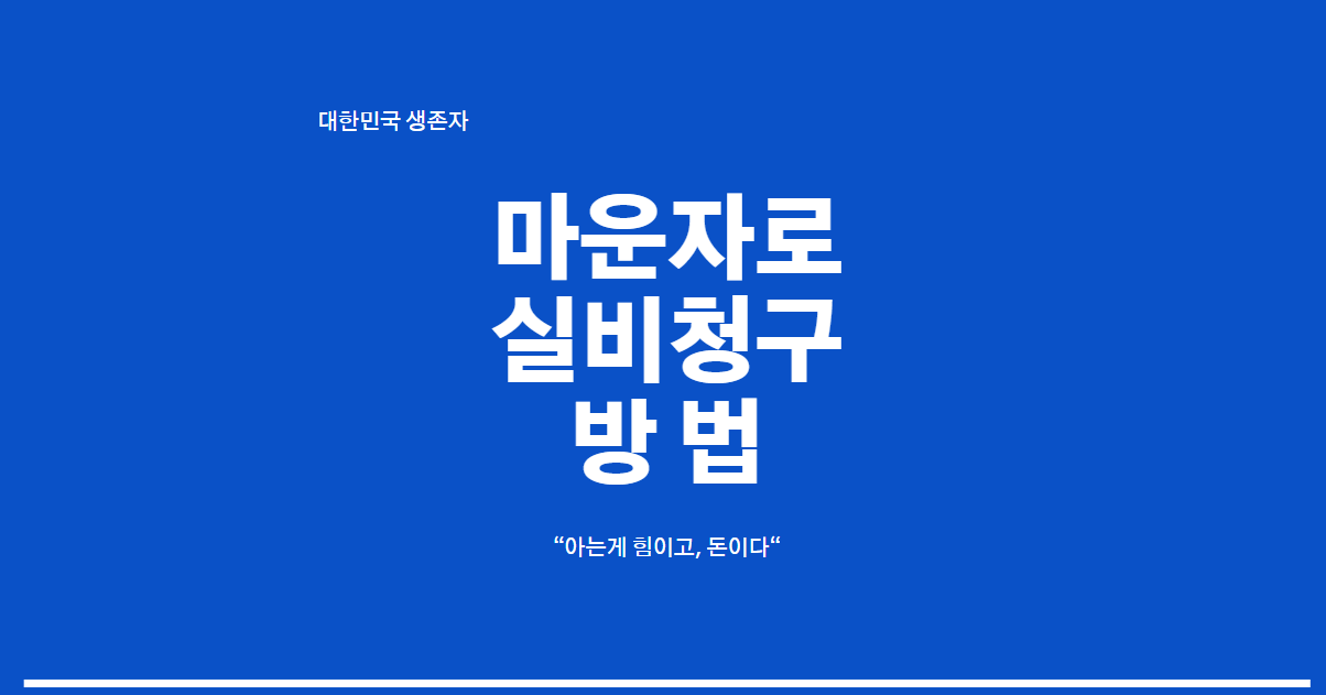 마운자로실비청구