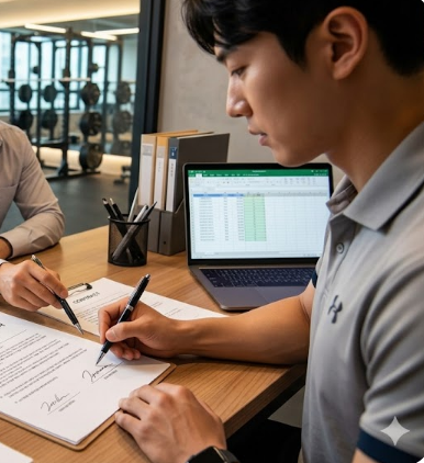 계약의 중요성을 강조하는 구간으로 신뢰감을 주고 체류시간 증가에 도움을 줍니다.