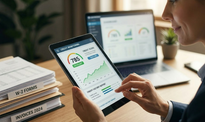 프리랜서 대출을 위한 신용관리