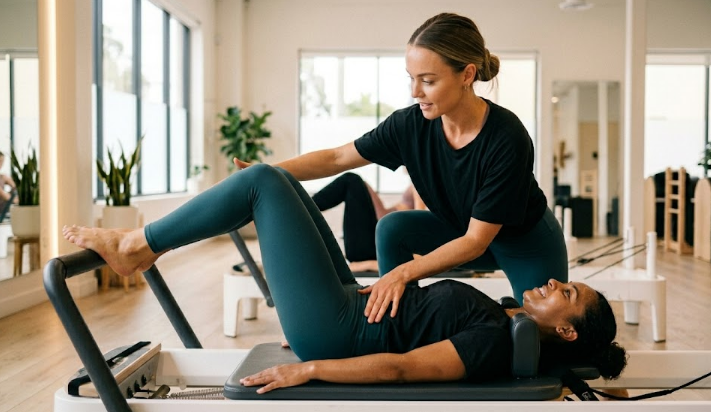 수업 스케줄표를 확인하는 필라테스 강사의 현실적인 일상