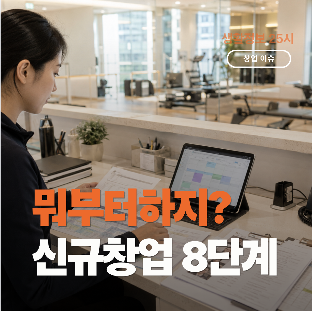 필라테스 헬스장 신규창업 8단계 체크리스트