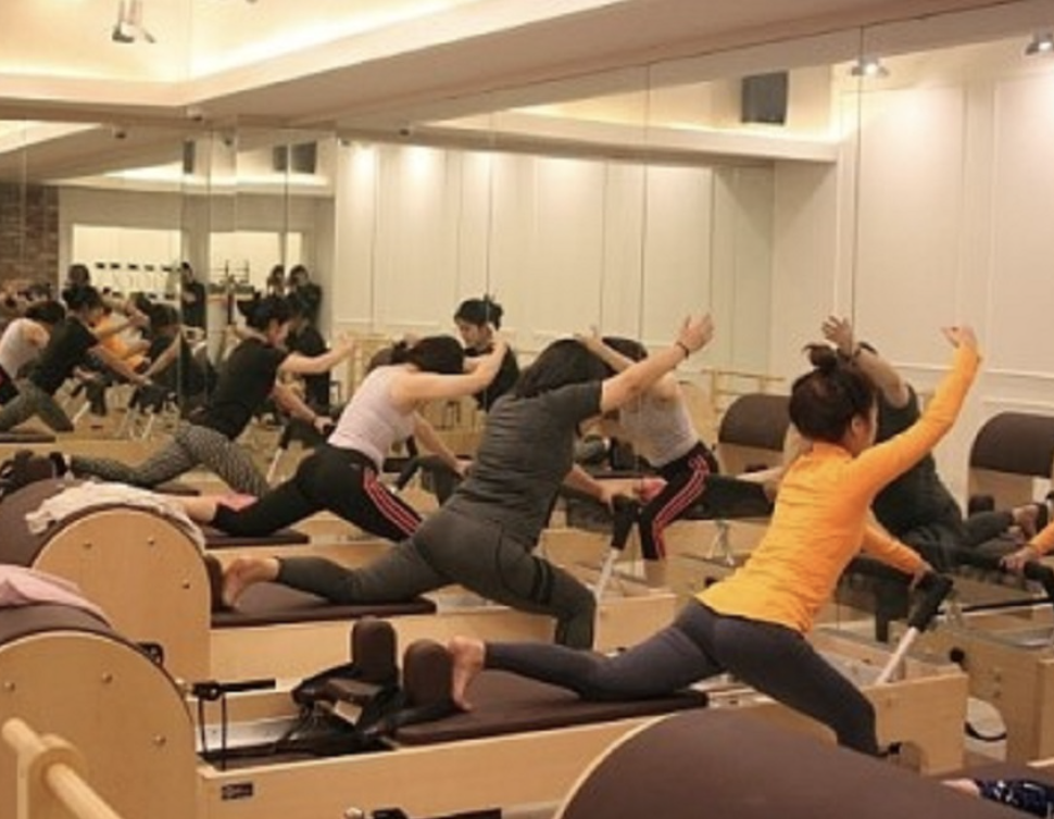 필라테스 1대1 수업과 그룹수업 상품 구성표