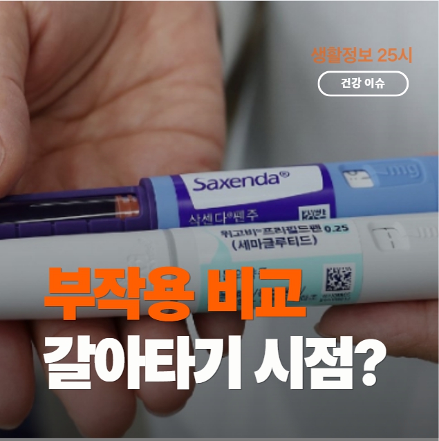 마운자로 위고비 부작용과 갈아타기 장단점 비교
