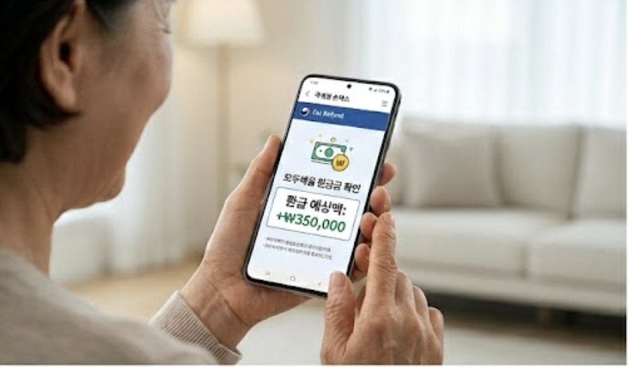 국세청 홈택스 웹사이트와 모바일 손택스 앱의 종합소득세 신고 메인 화면